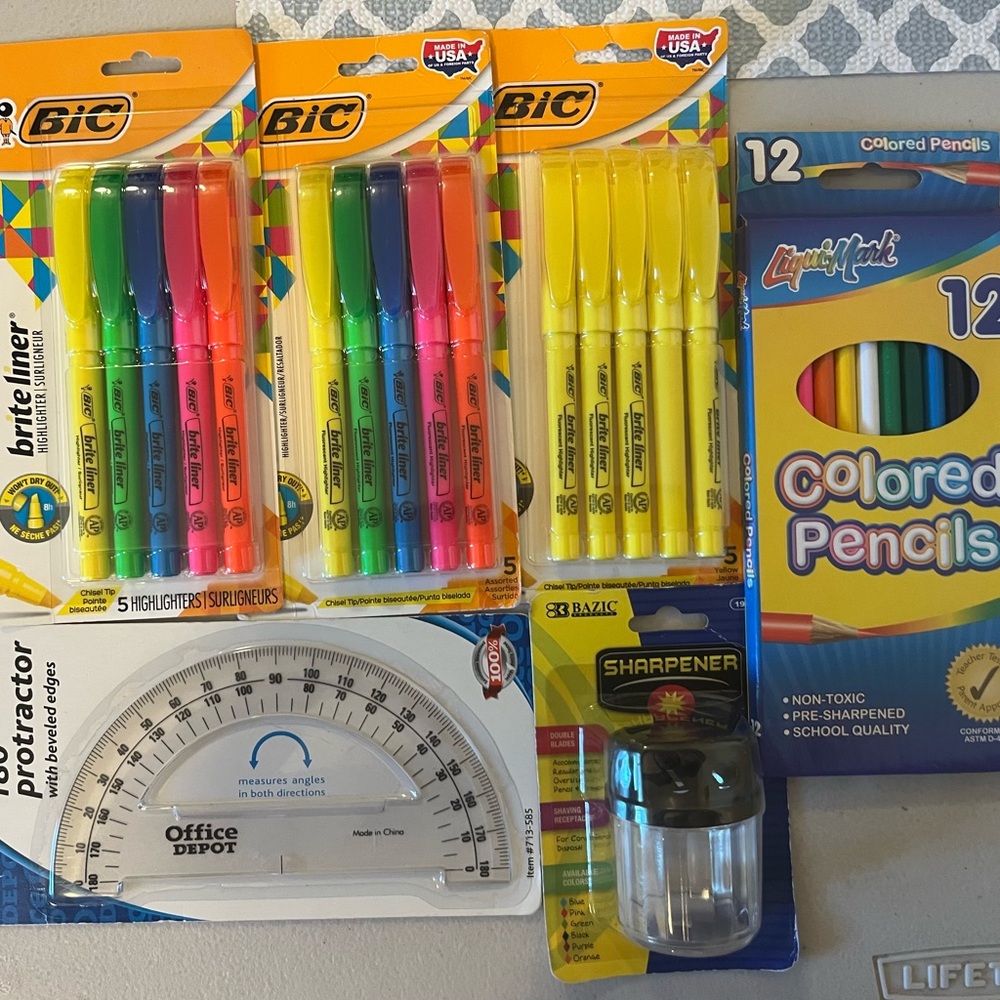 School supplies bundle!